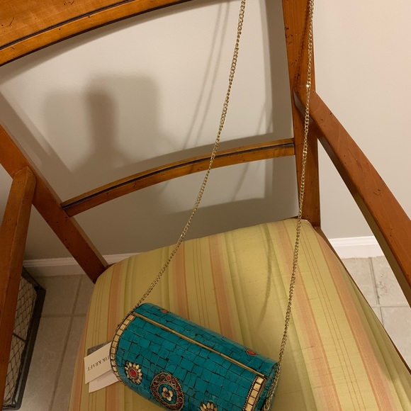 CYLINDER MTL CLUTCH TURQUOISE - Picture 4 of 4